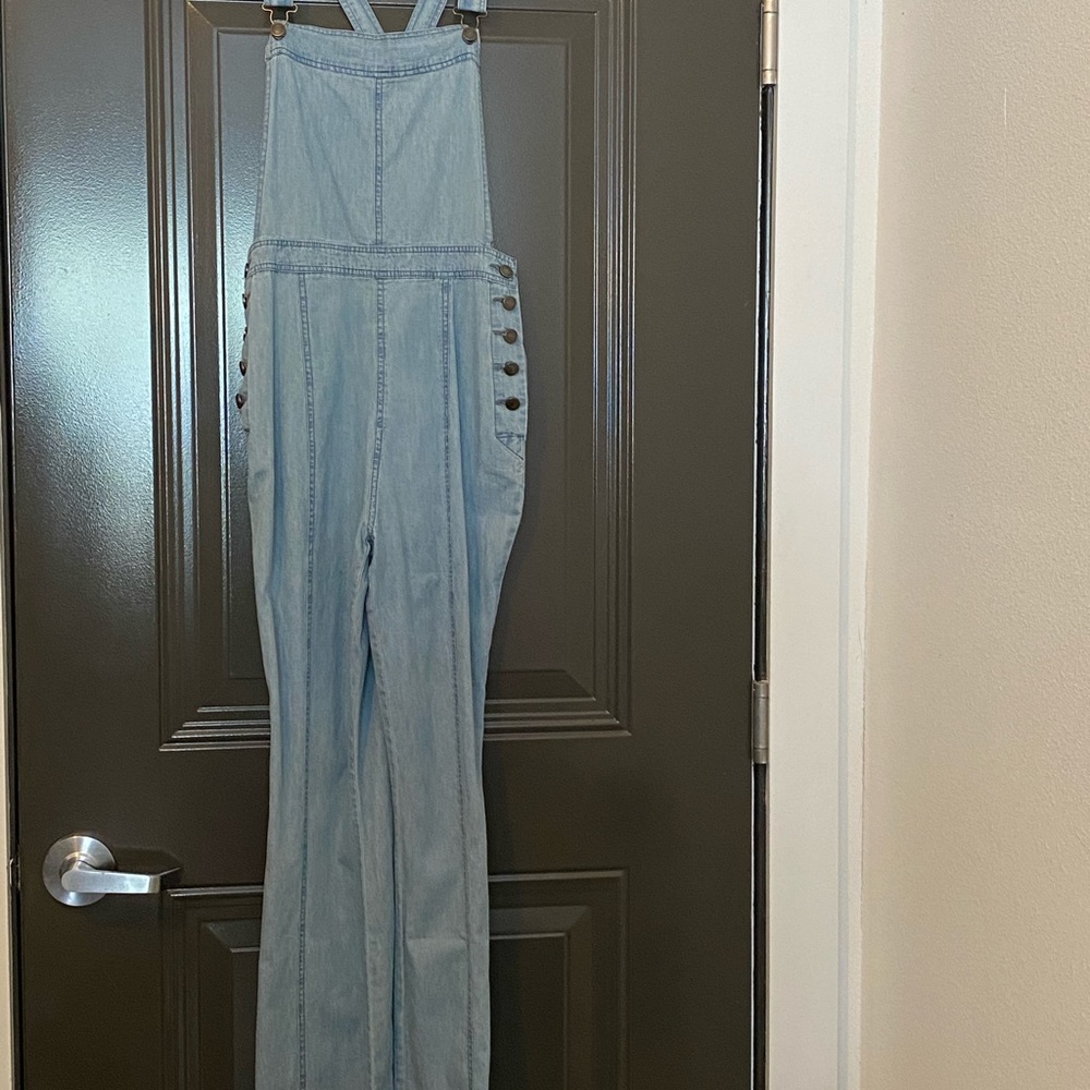 Denim overalls